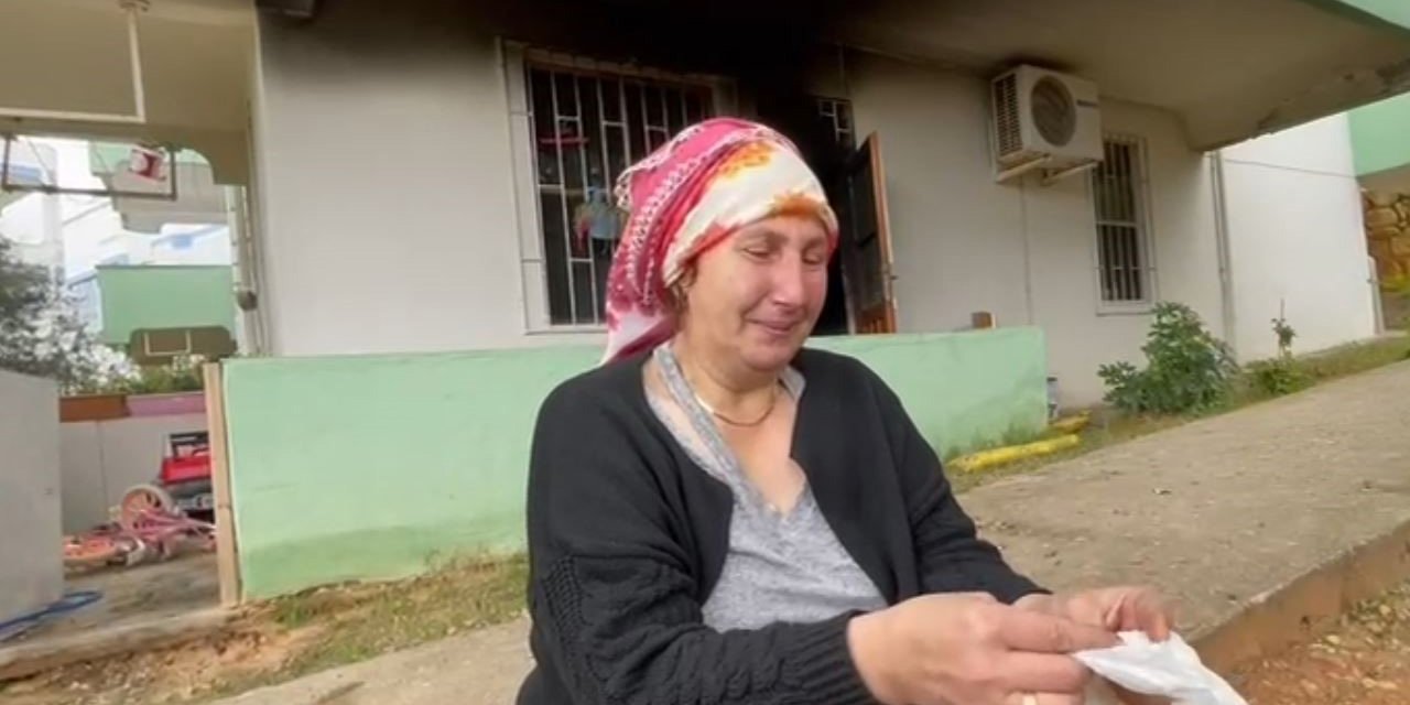 Klimadan çıkan yangın Alanya'da bir aileyi evsiz bıraktı!