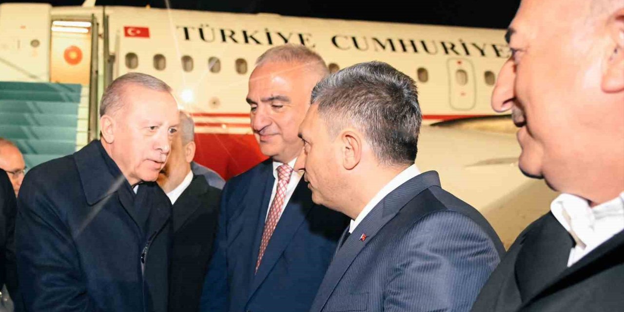 Cumhurbaşkanı Erdoğan diplomasi forumu için Antalya'da!