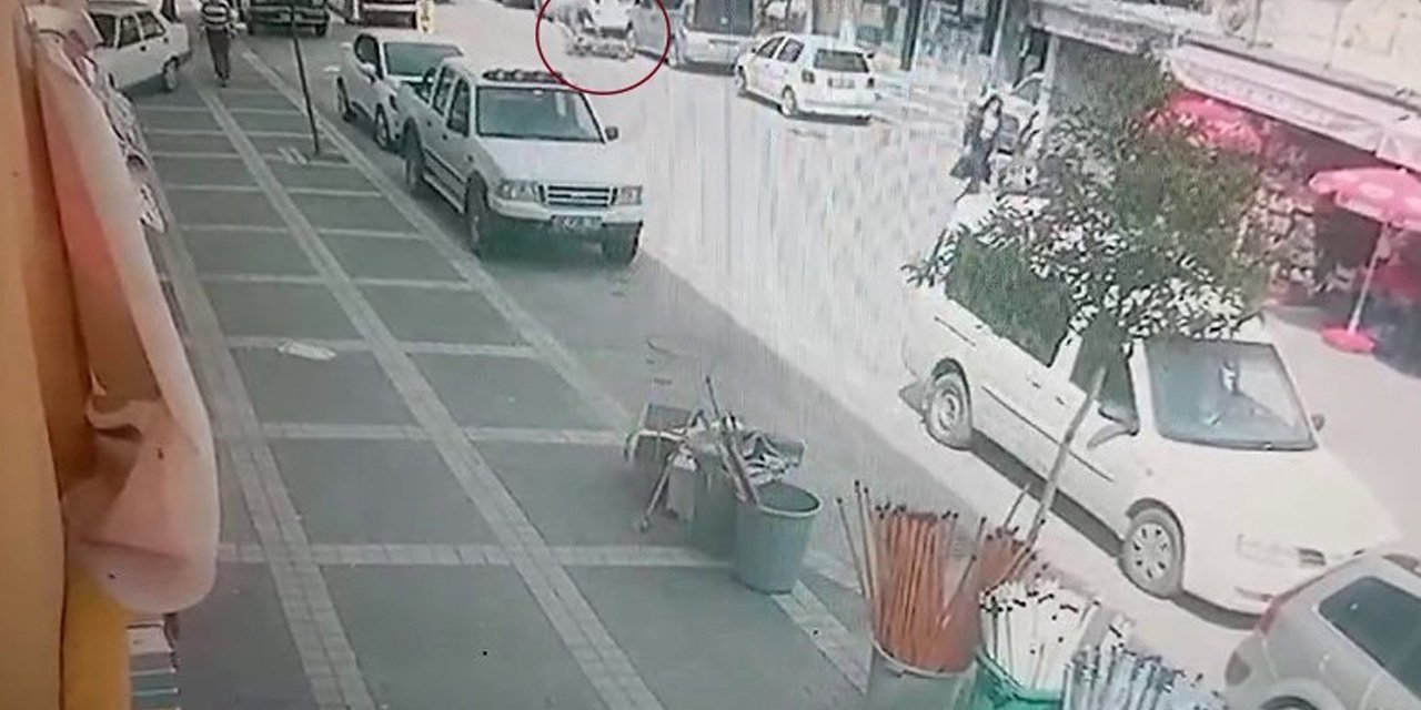 Elektrikli scooter kazası! 1 kişi yaralandı