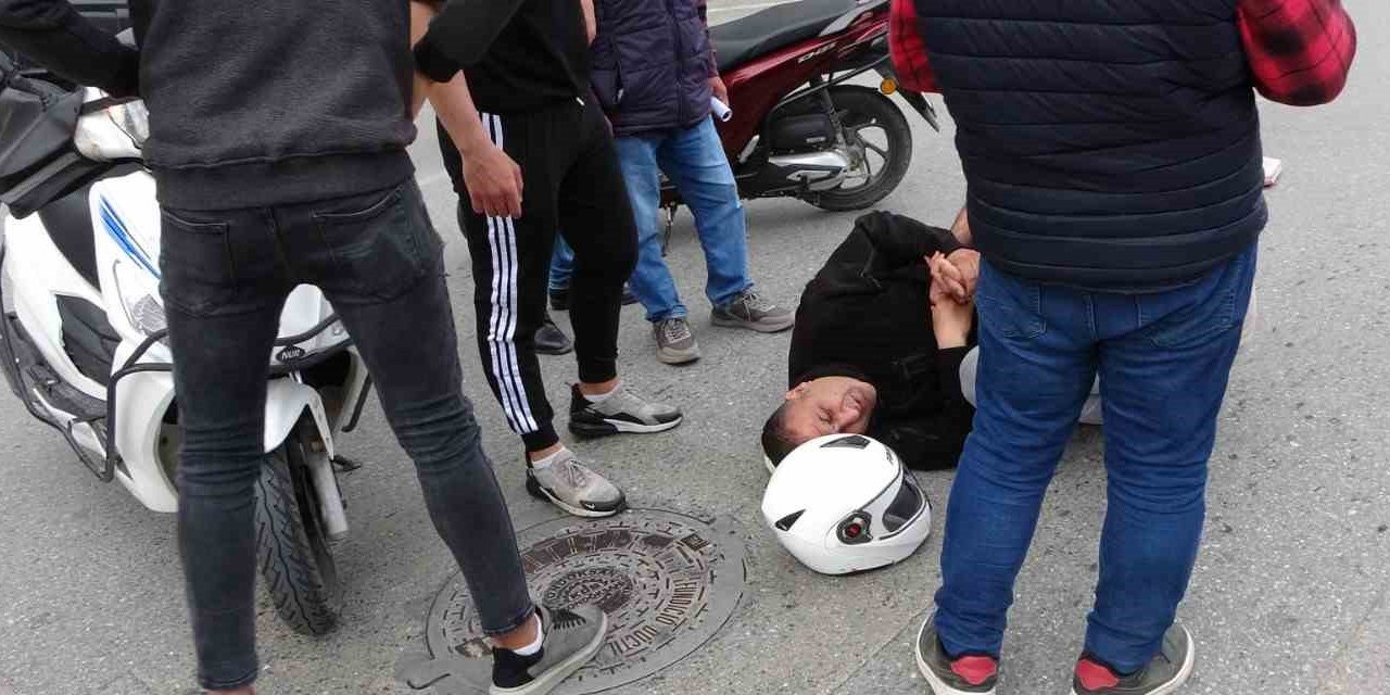 Antalya'da panikleten kaza! Genç çığlıklar içinde kaldı