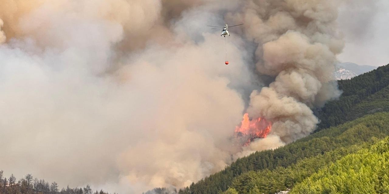 Alanya'da orman yangınları başladı