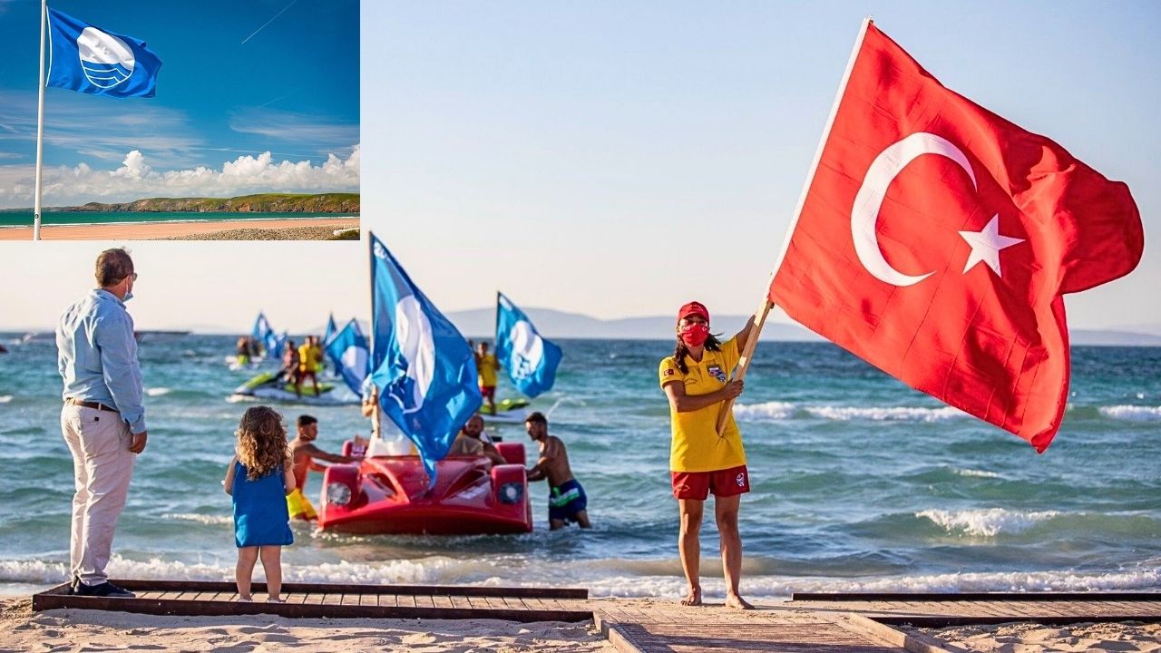 İzmir yaşadı mavi bayraklı plajları 64 oldu