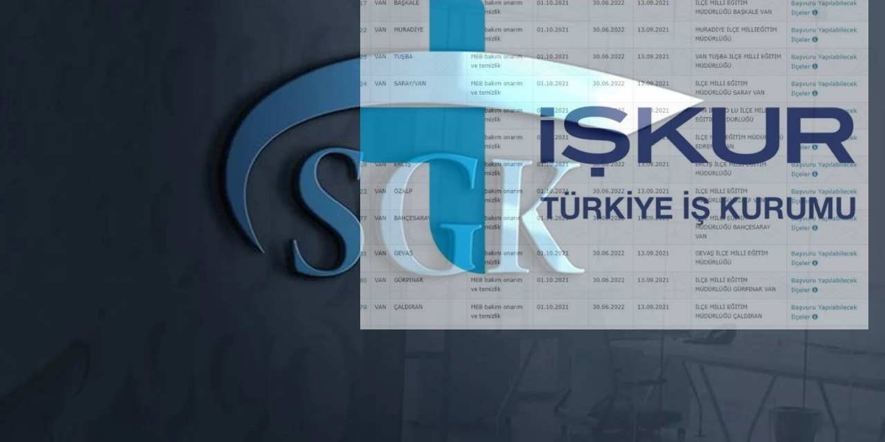 İŞKUR-SGK işbirliği Personel alınacak Tam 200 kişi memur olacak