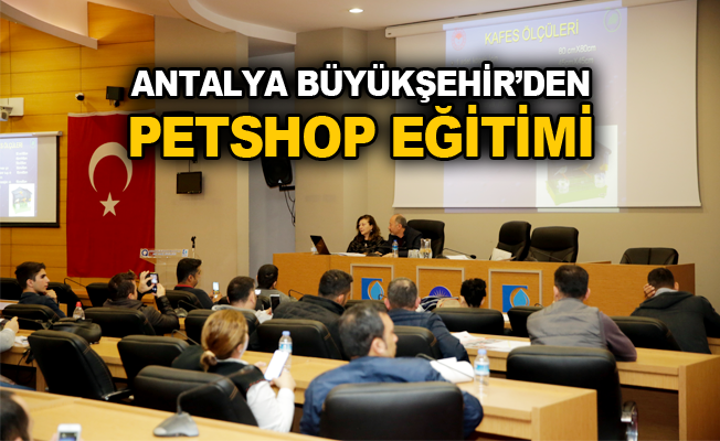 Antalya Büyükşehir'den petshop eğitimi