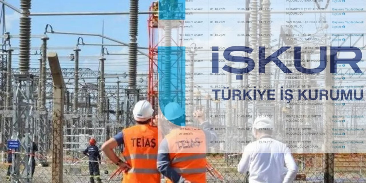 TEİAŞ - İŞKUR Kamu Personel Alımı Yapacak İşte Detaylar