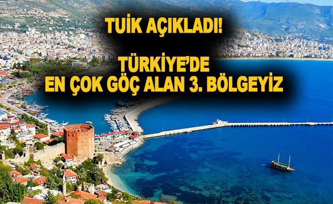 En çok göç alan 3'üncü il Antalya