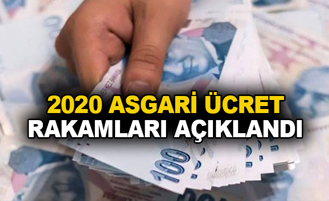 2020 Asgari ücret rakamları açıklandı