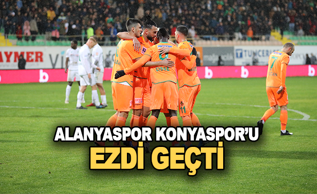 Alanyaspor, Konyaspor'u ezdi geçti