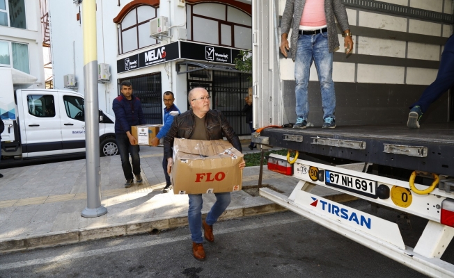 Manavgat'tan 28 tonluk yardım tırı Elazığ'a yola çıktı