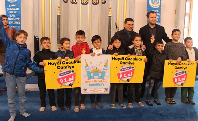 Antalya’da “Haydi Çocuklar Camiye” projesi
