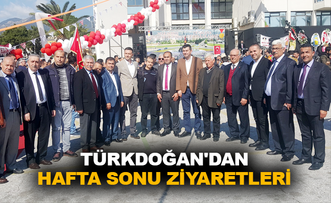 Türkdoğan'dan hafta sonu ziyaretleri