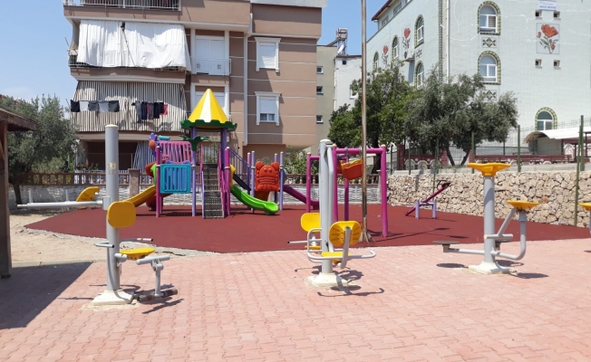 Kepez Belediyesinden çocuklara renkli park