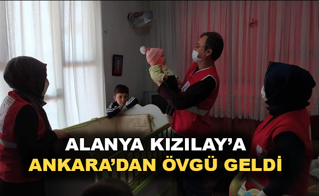 Alanya Kızılay'a Ankara'dan övgü geldi