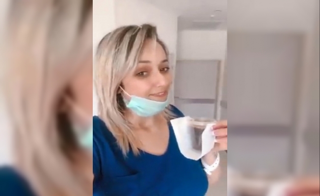 Korona virüse yakalanan dernek başkanının karantinada Türk kahvesi sevinci