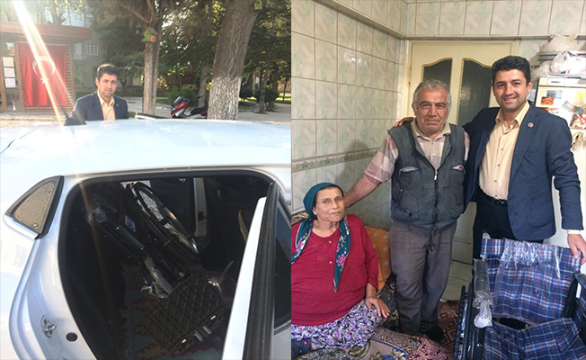 Suriyeli vatandaşın tekerlekli sandalye bağışı, bir hastaya umut oldu