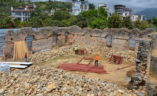 Alanya’da tarihi Gülevşen Camii restore ediliyor